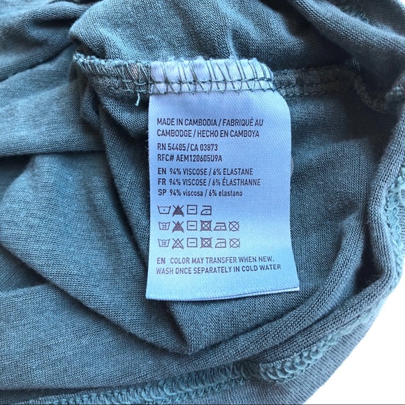 American Eagle Soft & Sexy Off the Shoulder Shirt - Picture 7 of 7